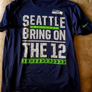 Mens Nike Dri fit Seattle Seahawks t shirt